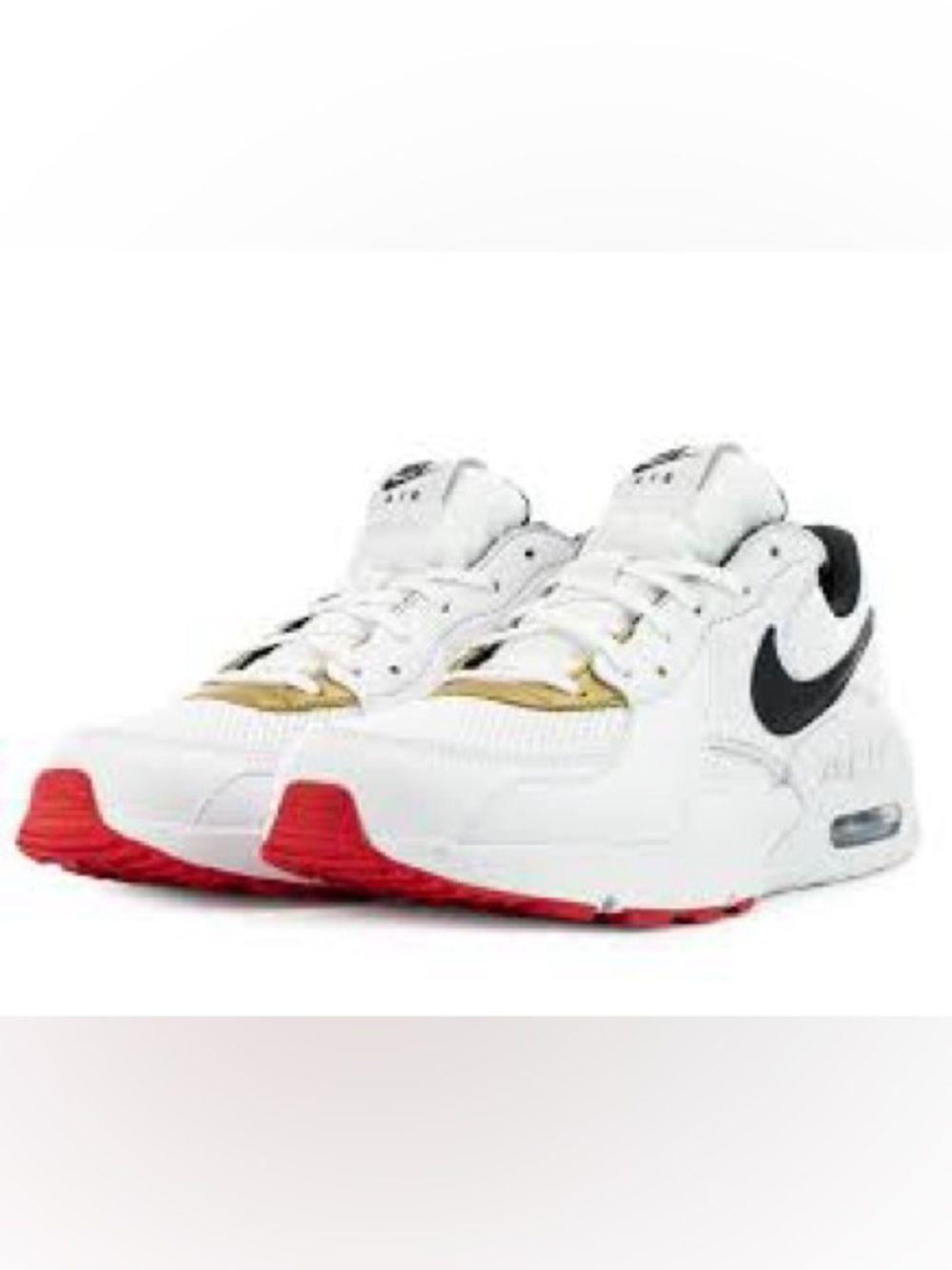 Nike AIR MAX EXCEE Sneaker White Black Red CD5432-118 Women 8